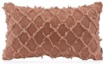 H.O.C.K. Nuvole Kissen 50x30cm salmon col. 304 mit Fransen