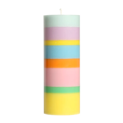 NTG Stumpenkerze "Dicker Osterstrauch" pastell...