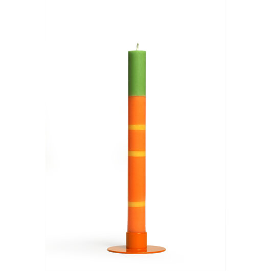 NTG Kerze "Möhre / Easter" orange, gelb, grün