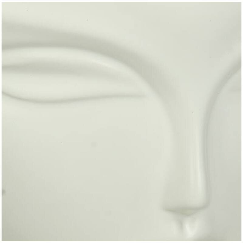 KRST Blumentopf mit Gesicht 30x20x19cm weiß