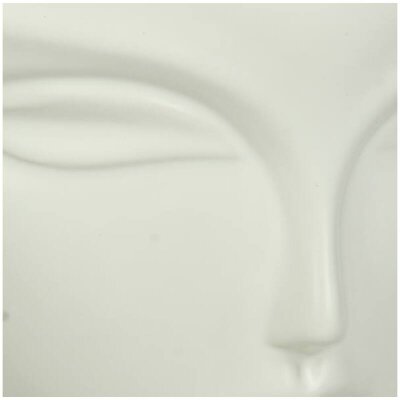 KRST Blumentopf mit Gesicht 30x20x19cm weiß