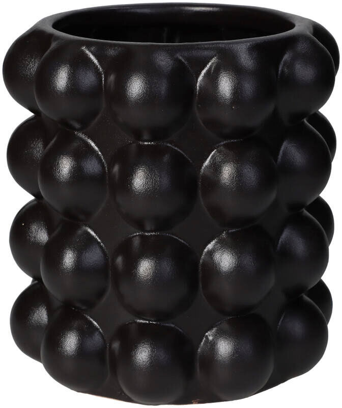 KRST Blumentopf Bubble 16x16x17cm schwarz