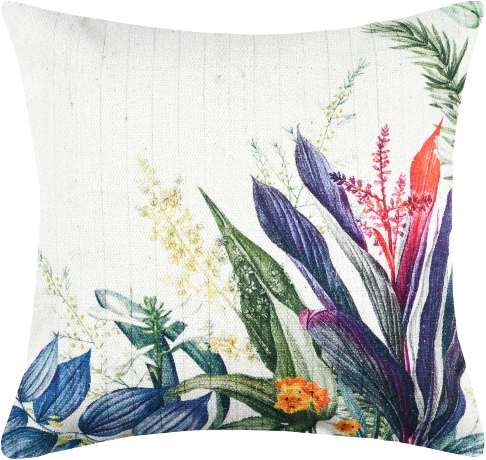 STF Dekokissen Wendekissen mit Pflanzen 40x40cm multi, off-white