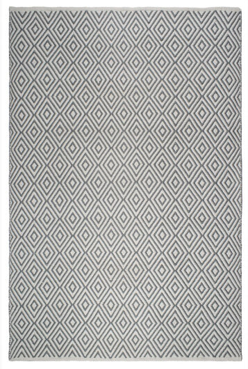 H.O.C.K. Outdoor Teppich Veria grey&white PET 180x270cm grau weiß