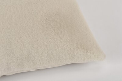 H.O.C.K. Plushy Kissen 45x45cm Fake Fur natur
