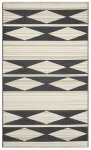 H.O.C.K. Outdoor Teppich Cairo black beige Geometric 90x150cm