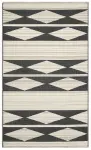 H.O.C.K. Outdoor Teppich Cairo black beige Geometric 90x150cm