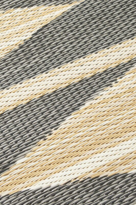 H.O.C.K. Outdoor Teppich Cairo black beige Geometric 150x240cm