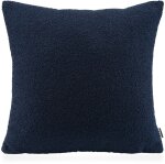 H.O.C.K. Fino Plush Kissen 45x45cm dunkelblau Plüsch