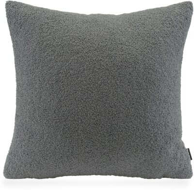 H.O.C.K. Fino Plush Kissen 45x45cm grau Plüsch