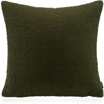 H.O.C.K. Fino Plush Kissen 45x45cm moosgrün Plüsch