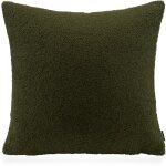 H.O.C.K. Fino Plush Kissen 45x45cm moosgrün Plüsch