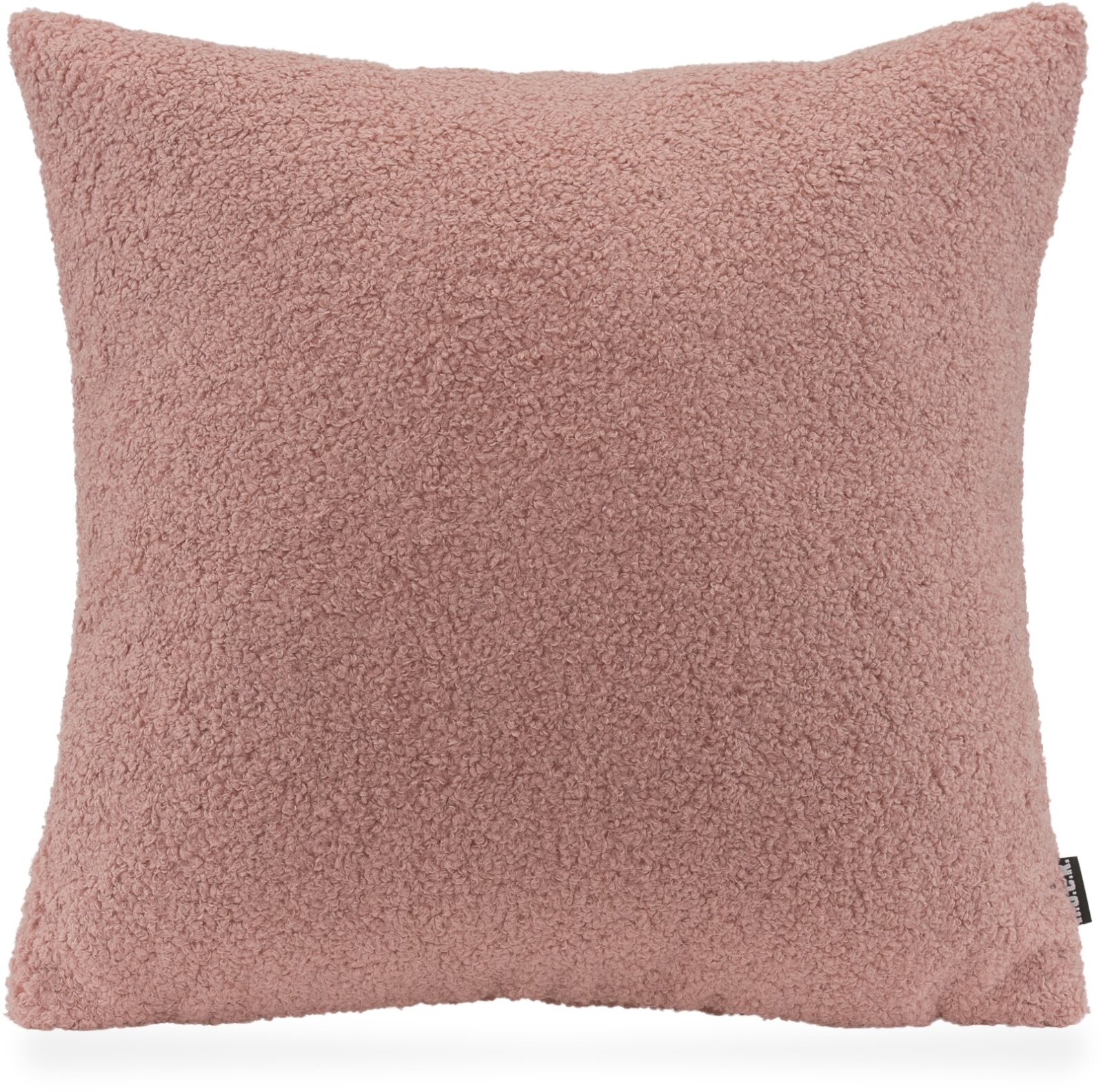H.O.C.K. Fino Plush Kissen Teddystoff Bouclé 45x45cm rosa Plüsch