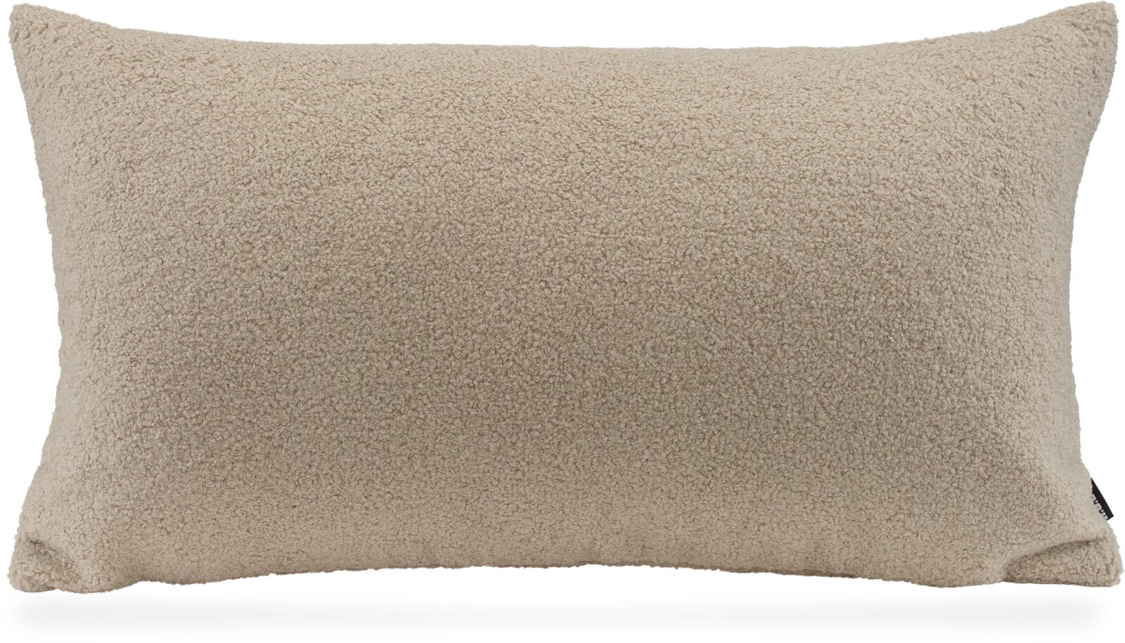 H.O.C.K. Fino Plush Kissen Teddystoff Bouclé 70x40cm beige-taupe Plüsch