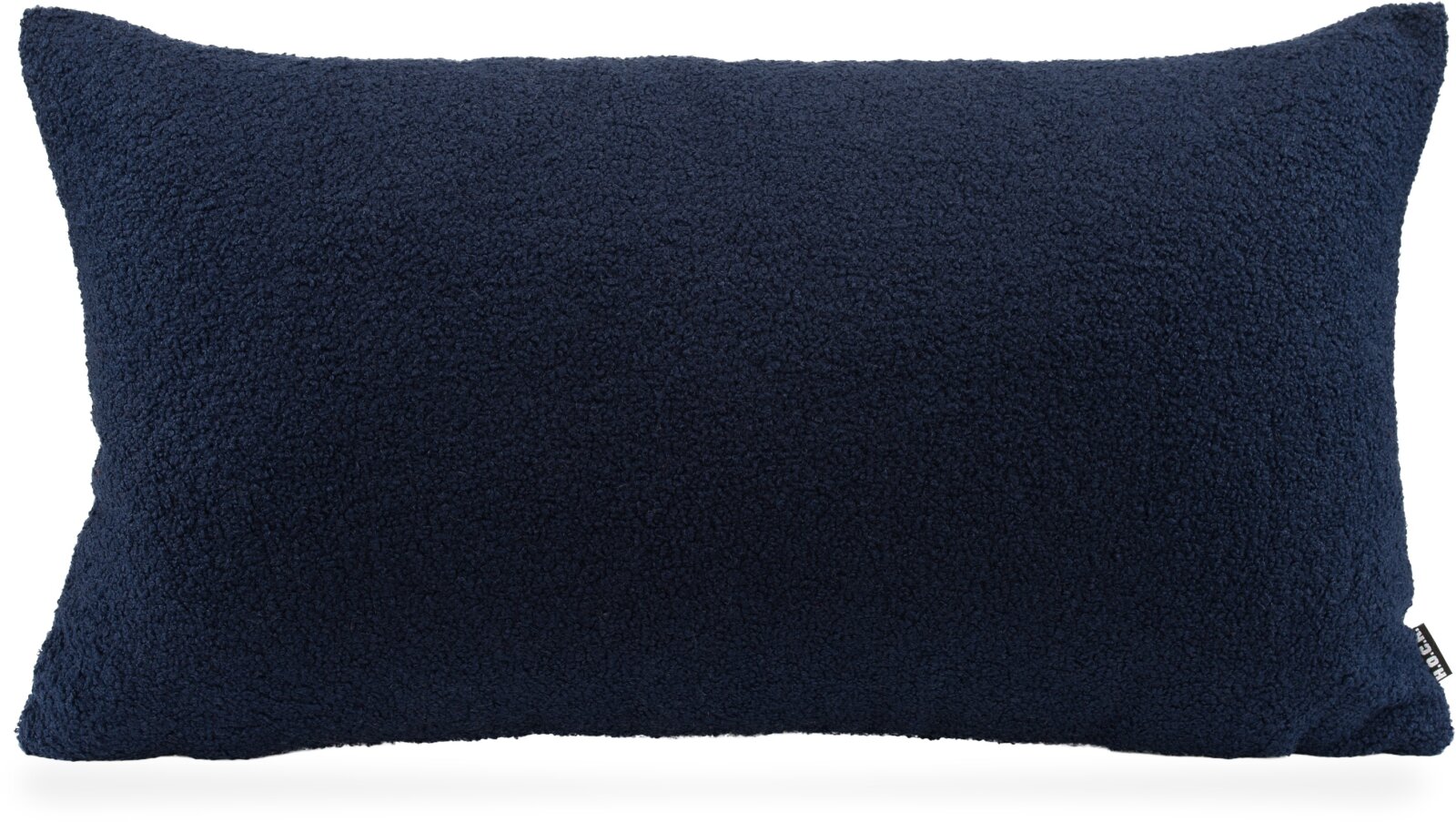 H.O.C.K. Fino Plush Kissen Teddystoff Bouclé 70x40cm dunkelblau Plüsch