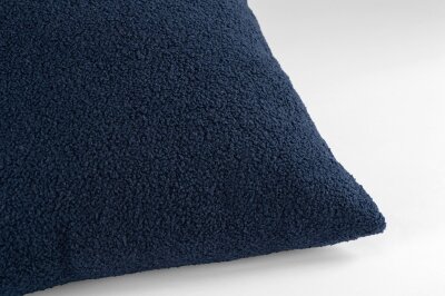 H.O.C.K. Fino Plush Kissen 70x40cm dunkelblau Plüsch