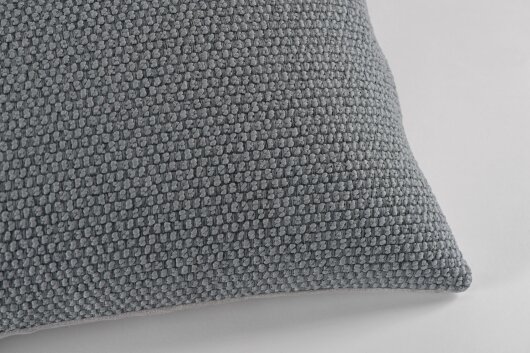 H.O.C.K. Madrid Outdoor + Indoor Wendekissen 50x30cm grau in&out