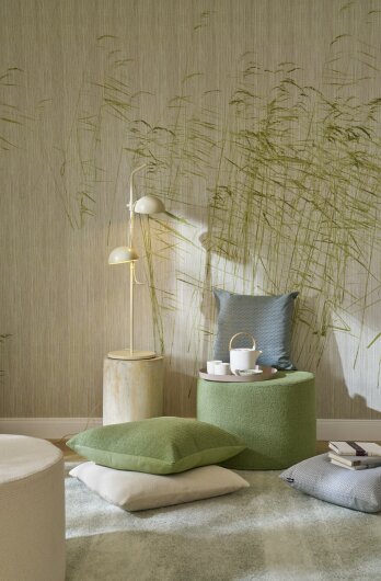 H.O.C.K. Madrid Outdoor + Indoor Wendekissen 60x60cm natur creme in&out