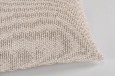 H.O.C.K. Madrid Outdoor + Indoor Wendekissen 60x60cm natur creme in&out