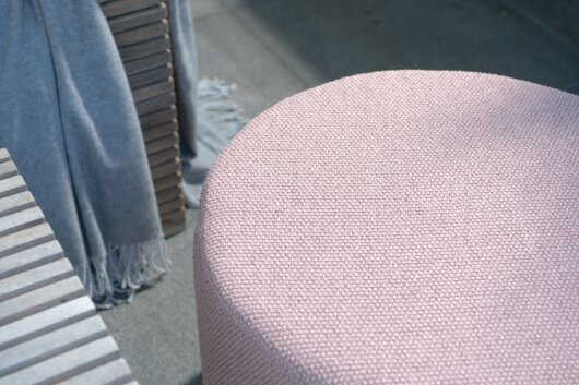 H.O.C.K. Madrid Outdoor + Indoor Hocker rund ø60x40cm rosa in&out