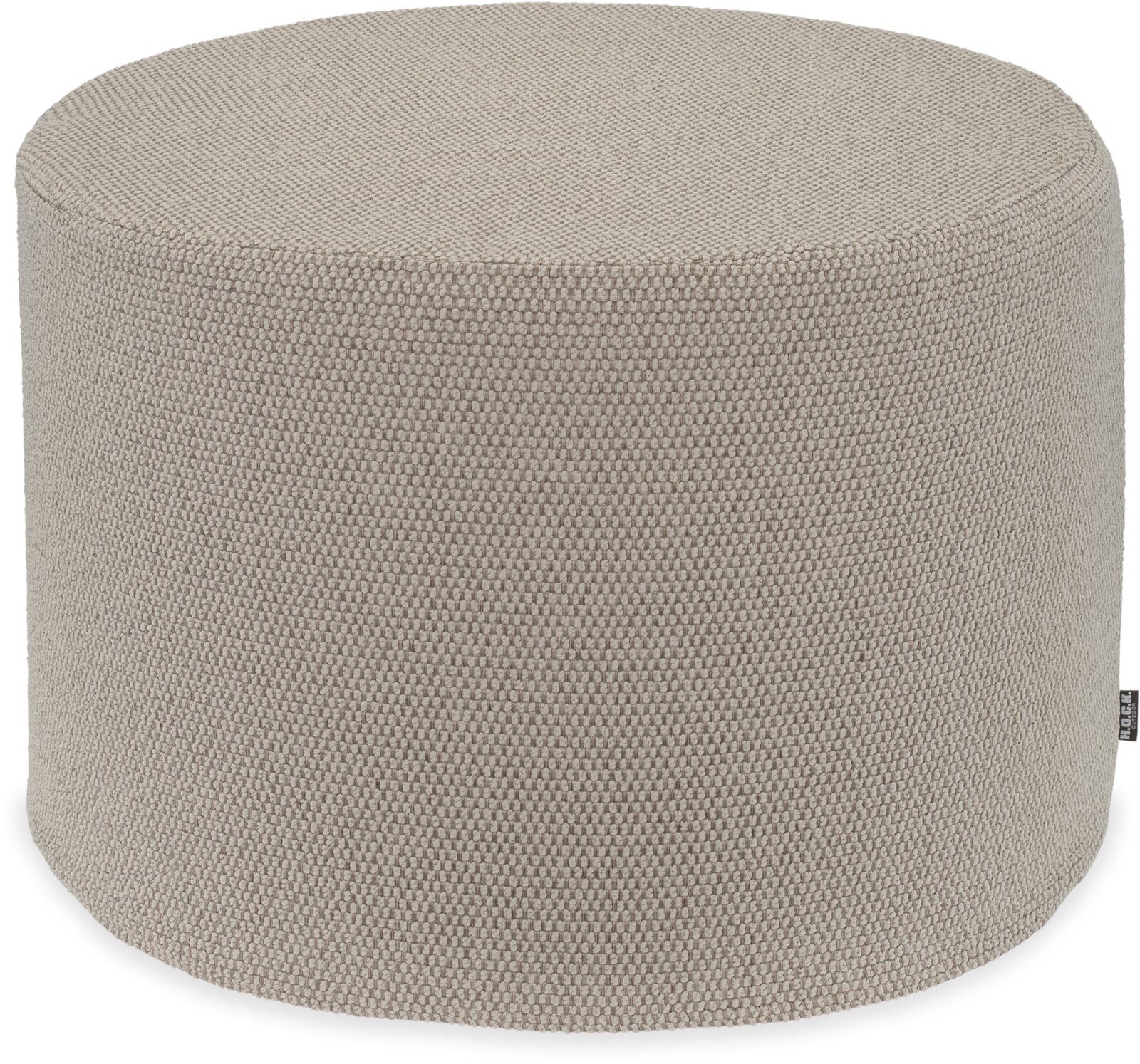 H.O.C.K. Madrid Outdoor + Indoor Hocker rund ø60x40cm taupe in&out