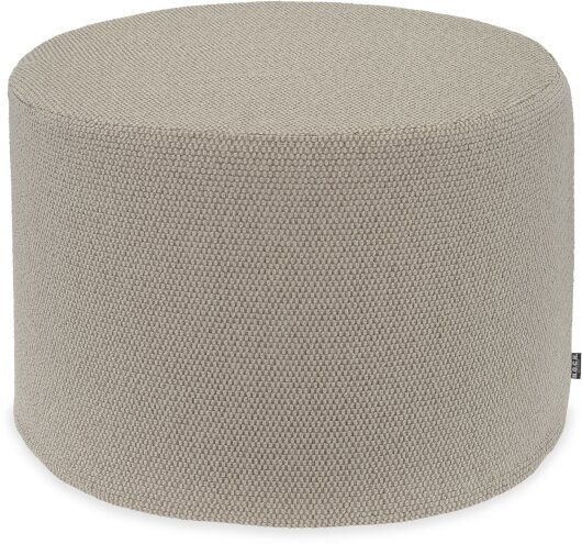 H.O.C.K. Madrid Outdoor + Indoor Hocker rund ø60x40cm taupe in&out