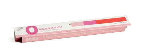 NTG Kerze schmal "Ommm / Glaube an dich" rosa, rot, pink