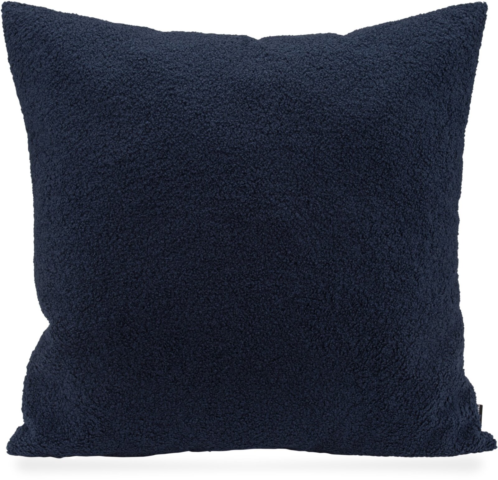 H.O.C.K. Fino Plush Kissen Teddystoff Bouclé 60x60cm dunkelblau Plüsch
