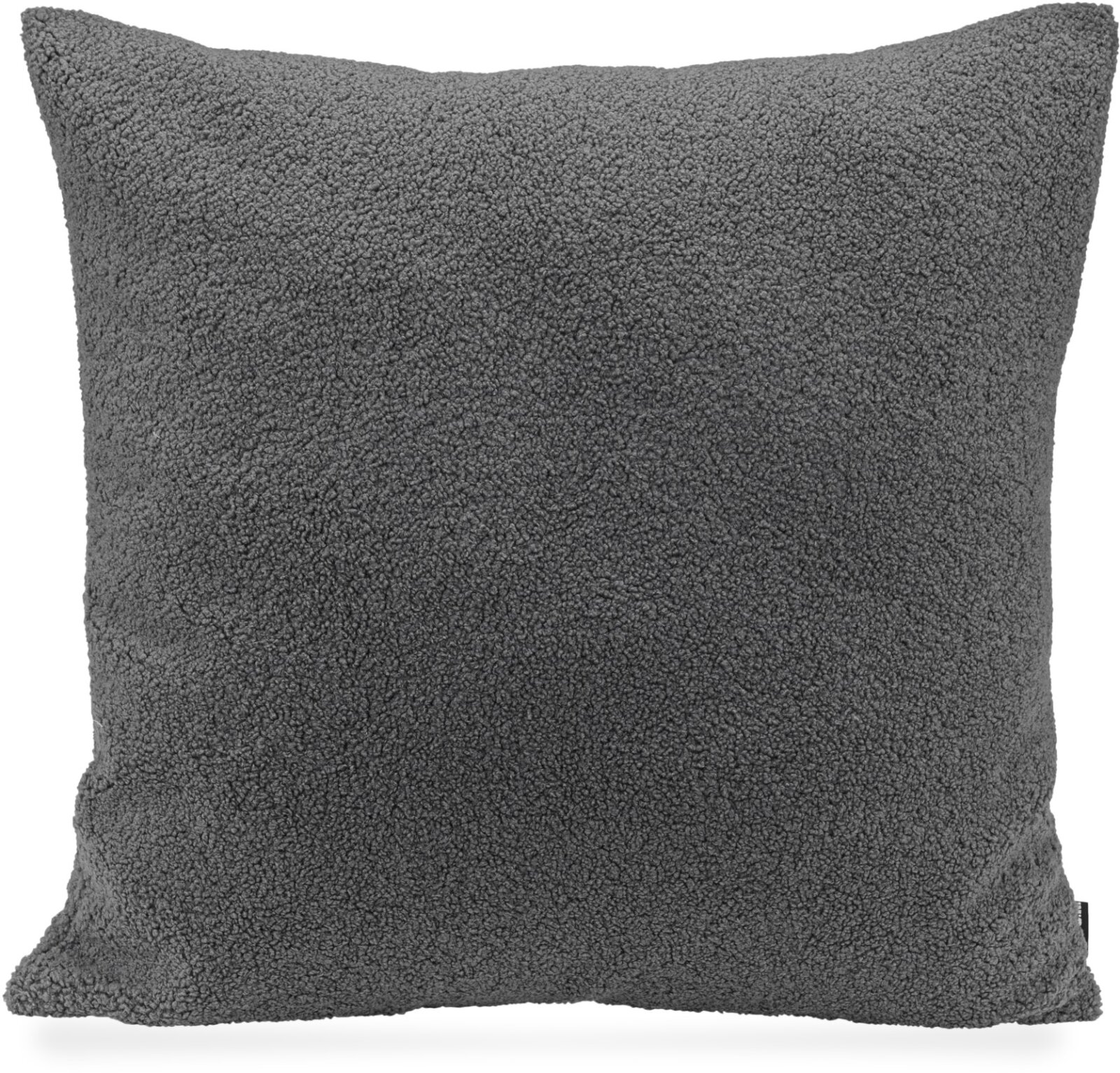 H.O.C.K. Fino Plush Kissen Teddystoff Bouclé 60x60cm grau Plüsch
