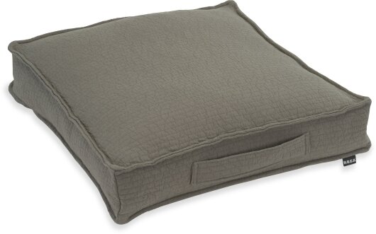 H.O.C.K. Lugano Matratzenkissen 50x50x10cm grau-taupe col. 82