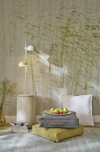 H.O.C.K. Lugano Matratzenkissen 50x50x10cm grau-taupe col. 82