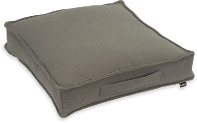 H.O.C.K. Lugano Matratzenkissen 50x50x10cm grau-taupe...