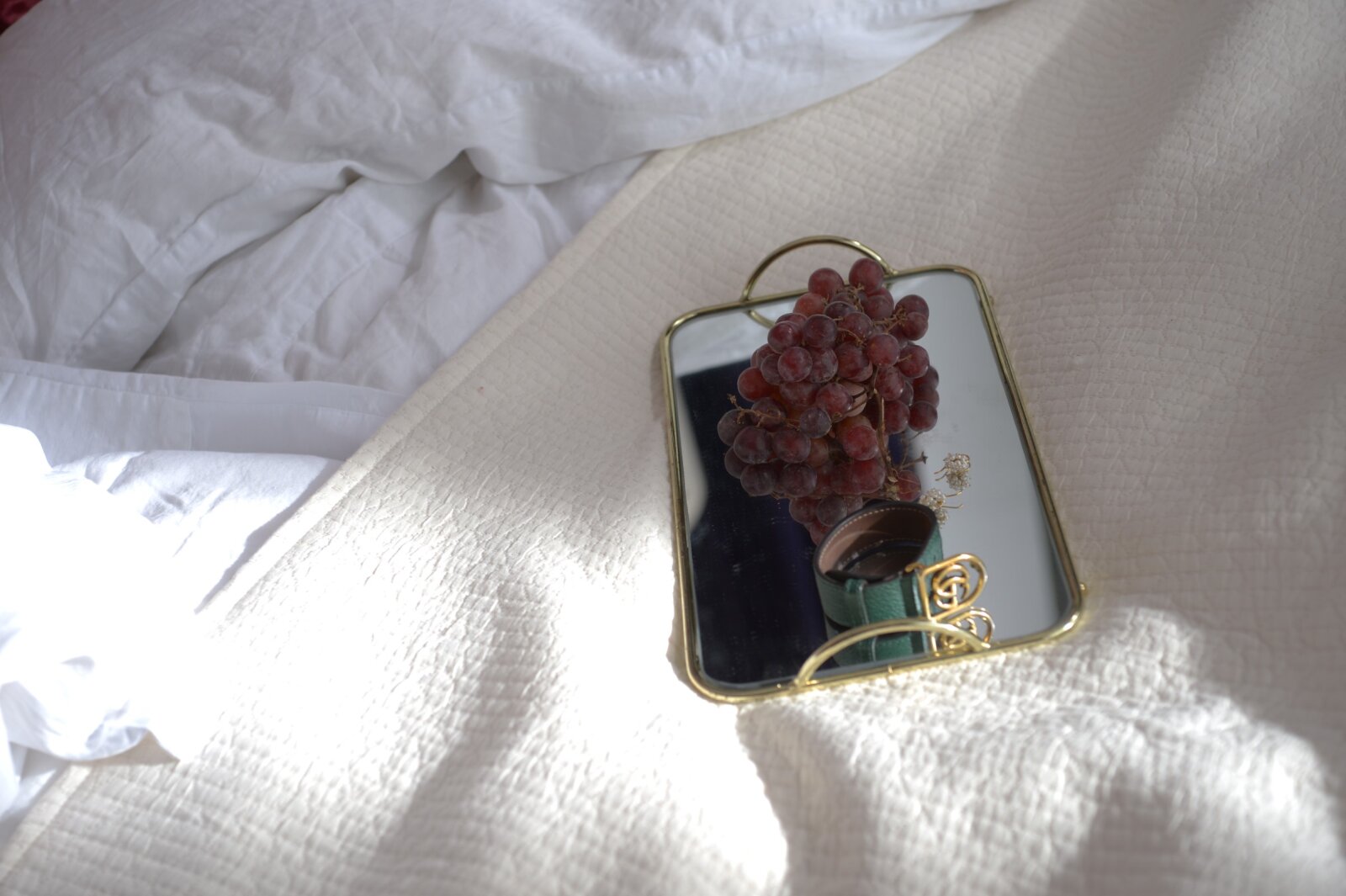 H.O.C.K. Lugano Bettüberwurf ca. 280x140cm weiß | Tagesdecke
