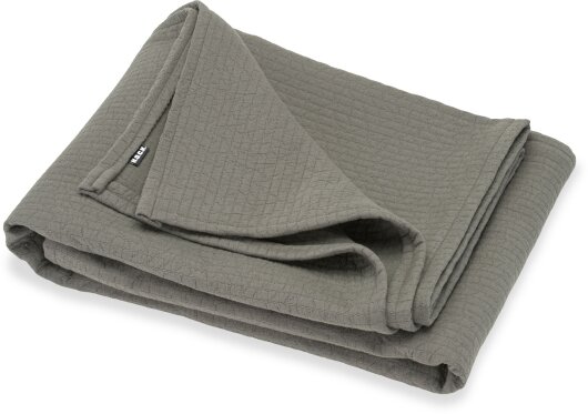H.O.C.K. Lugano Bettüberwurf ca. 280x140cm grau-taupe col. 82