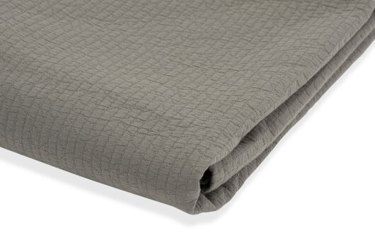 H.O.C.K. Lugano Bettüberwurf ca. 280x140cm grau-taupe col. 82