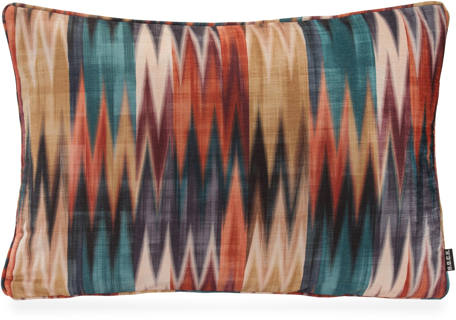 H.O.C.K. Alissa Kissen mit Keder 60x40cm zickzack bunt colorful col. 45