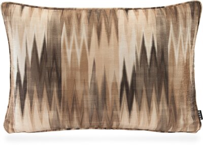 H.O.C.K. Alissa Kissen mit Keder 60x40cm zickzack beige...