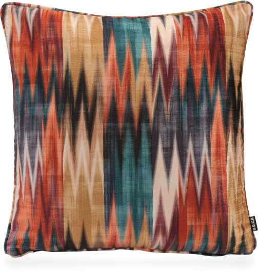 H.O.C.K. Alissa Kissen mit Keder 50x50cm zickzack bunt colorful col. 45