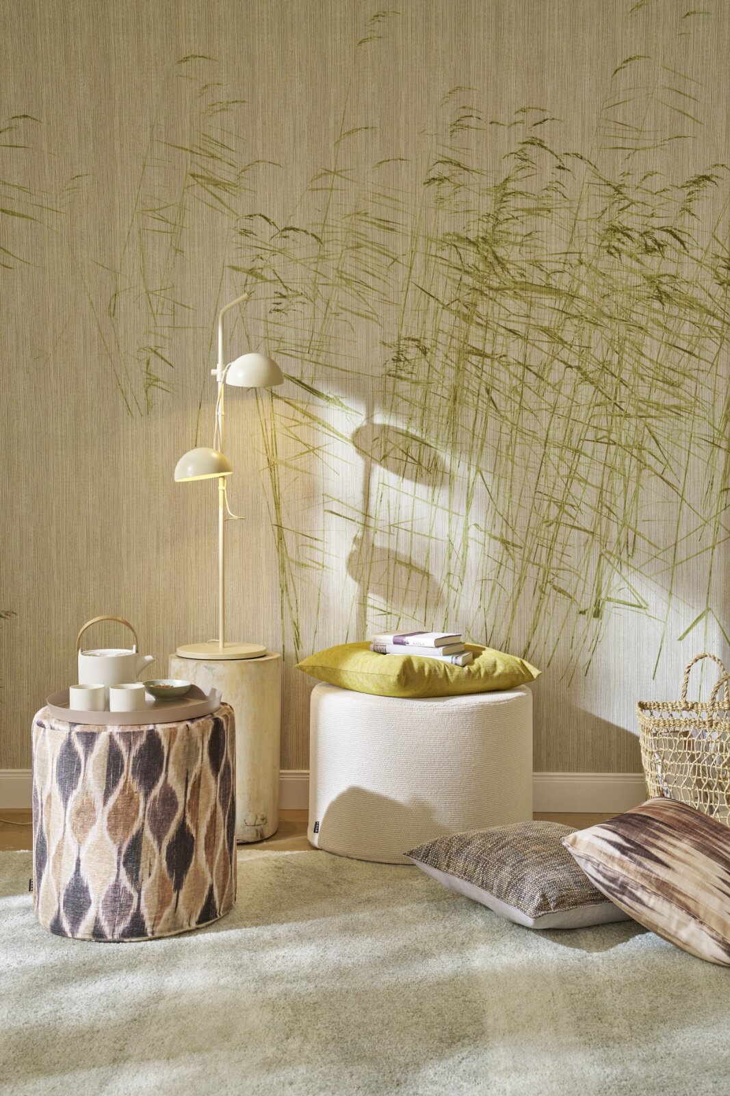 H.O.C.K. Alissa Kissen mit Keder 50x50cm zickzack beige natur braun col. 30