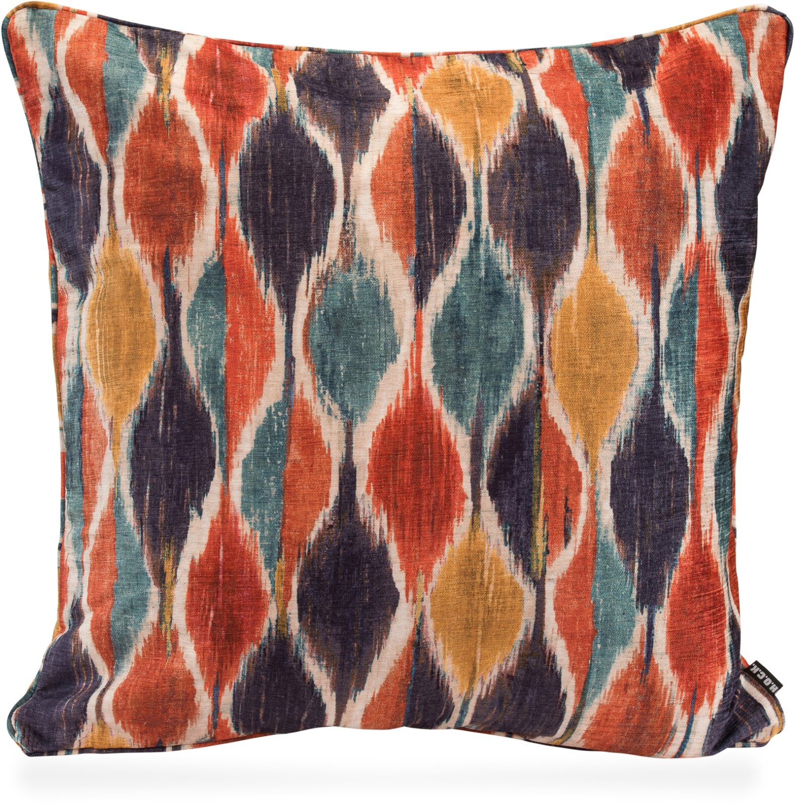 H.O.C.K. Solana Kissen mit Keder 60x60cm Tropfen bunt colorful col. 45
