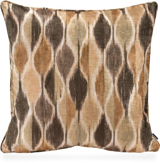 H.O.C.K. Solana Kissen mit Keder 60x60cm Tropfen beige natur braun col. 30