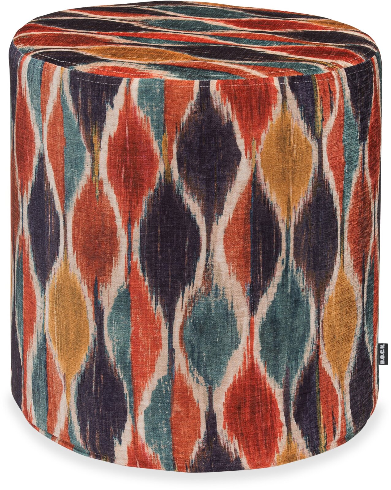 H.O.C.K. Solana Hocker rund ø45x45cm Tropfen bunt colorful col. 45
