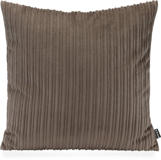 H.O.C.K. Precious Cord Kissen Cordsamt 50x50cm taupe schlamm braun col. 100