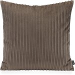 H.O.C.K. Precious Cord Kissen Cordsamt 50x50cm taupe...