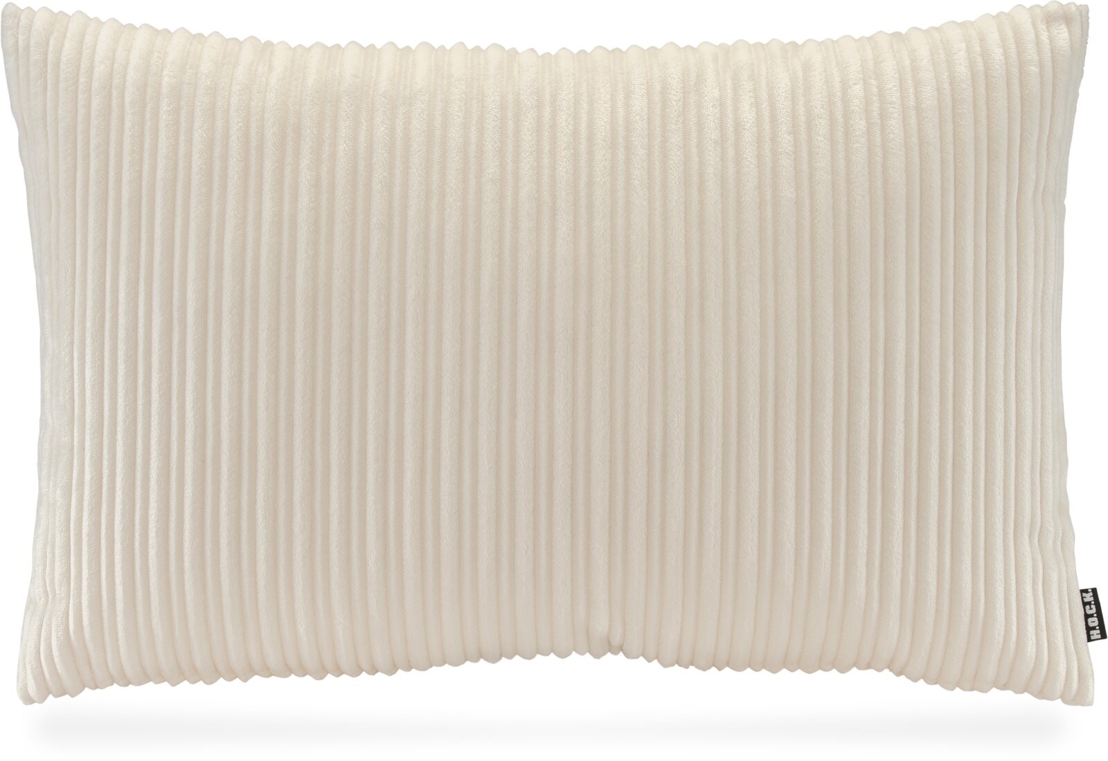 H.O.C.K. Precious Cord Kissen Cordsamt 60x40cm ecru weiß col. 001