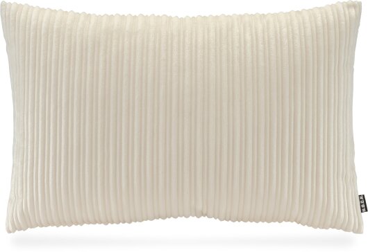 H.O.C.K. Precious Cord Kissen Cordsamt 60x40cm ecru weiß col. 001