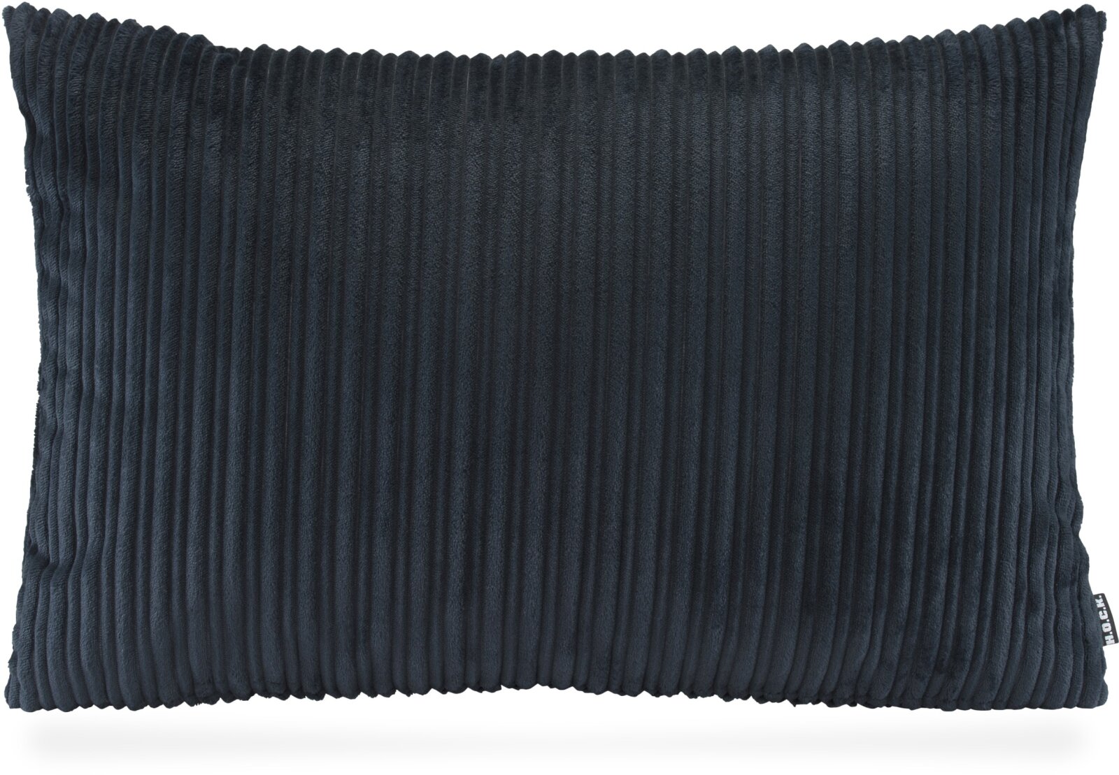 H.O.C.K. Precious Cord Kissen Cordsamt 60x40cm navy dunkelblau col. 666
