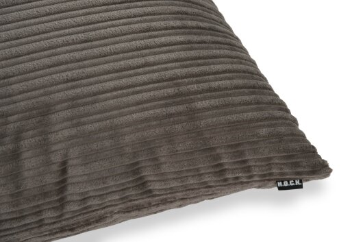 H.O.C.K. Precious Cord Kissen Cordsamt 60x40cm taupe schlamm braun col. 100