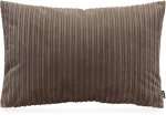 H.O.C.K. Precious Cord Kissen Cordsamt 60x40cm taupe...