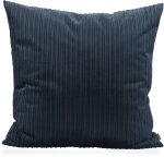 H.O.C.K. Precious Cord Kissen Cordsamt 70x70cm navy...